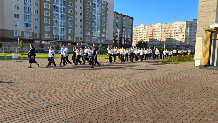 Тренировочная эвакуация.